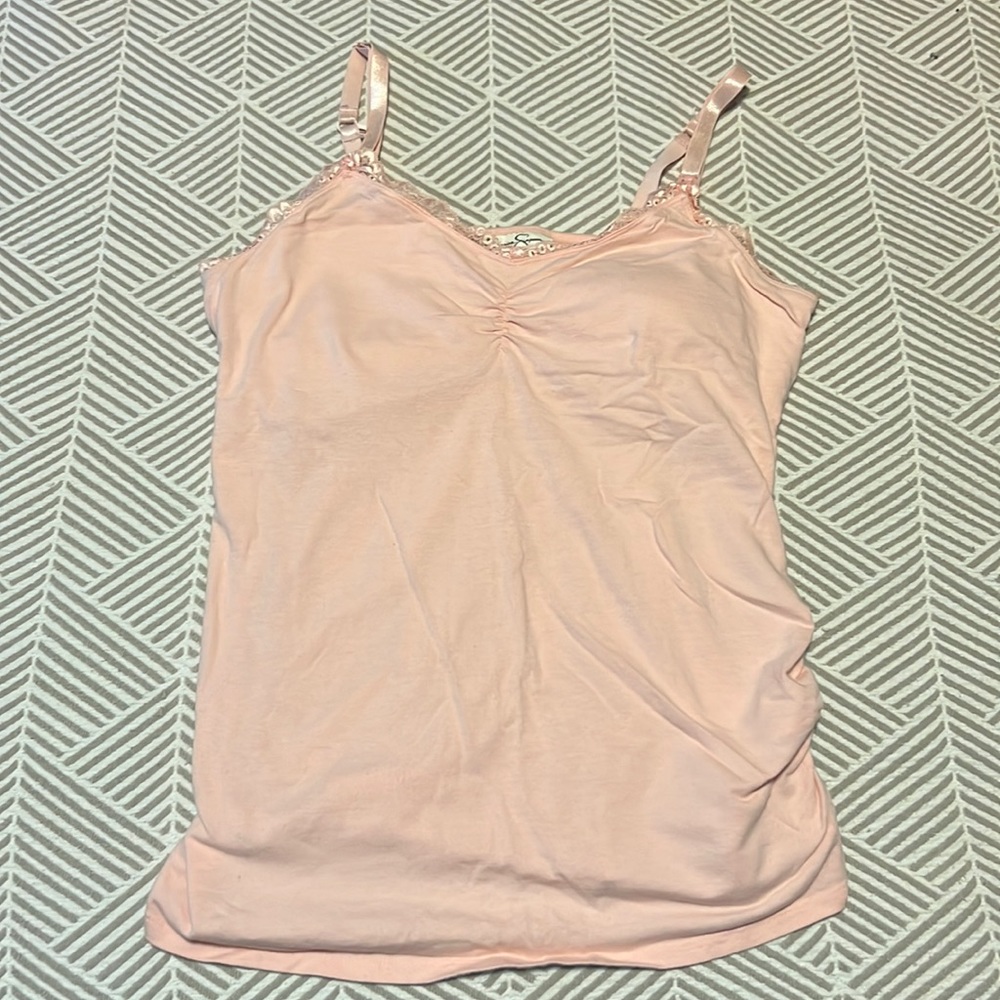 Jessica Simpson Maternity/nursing top. Light pink
